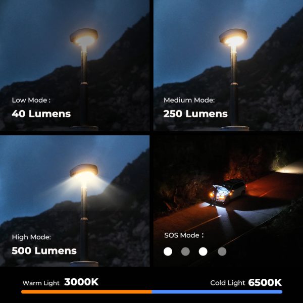 EVO LANTERN - FLEXTAIL x OuTask 2-in-1 Telescopic Lantern for Versatile Lighting - Image 4