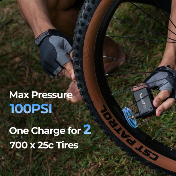 TINY BIKE PUMP - Ultra-Mini 100PSI Rechargeable Bicycle Pump - Image 5