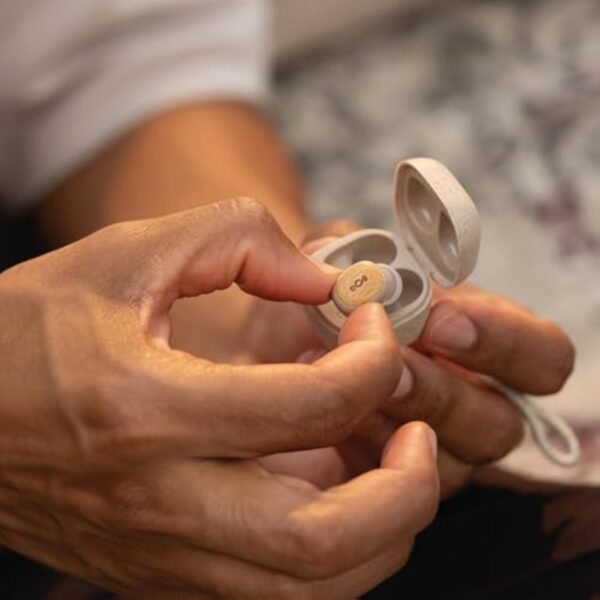 House of Marley Smile Jamaica True Wireless Earbuds, 14-Hour Playtime, Sustainable Bamboo & Recycled Plastics, Quick Charge, Compact Design - Image 6