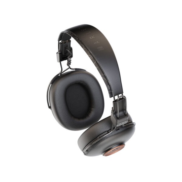 House of Marley Positive Vibration Frequency: Over-Ear Wireless Headphones with Microphone, Wireless Bluetooth Connectivity, 34 Hours of Playtime and Quick Charge Technology, Signature Black - Image 6