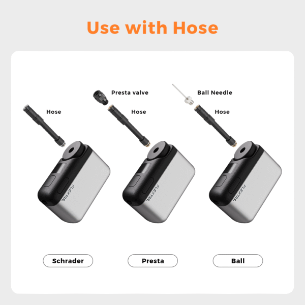 TINY BIKE PUMP PRO-120 PSI High Pressure and LED Display Electric Bike Pump - Image 13