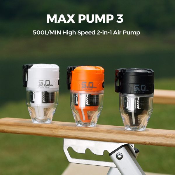 MAX PUMP 3 - High Speed 2-in-1 Rechargeable Air Pump - Image 2