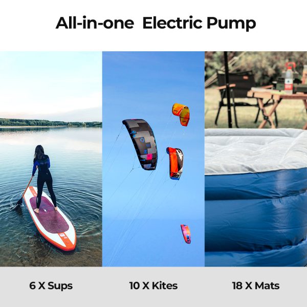 EVO SUP PUMP - 20PSI Cordless Rechargeable Air Pump for SUP & KITE - Image 5