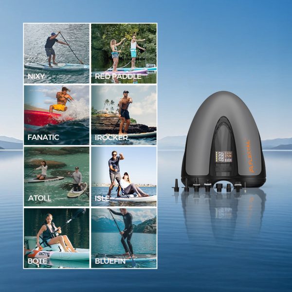 EVO SUP PUMP PRO -45PSI & 8000mAh Built-in Battery SUP & Tire Pump - Image 10