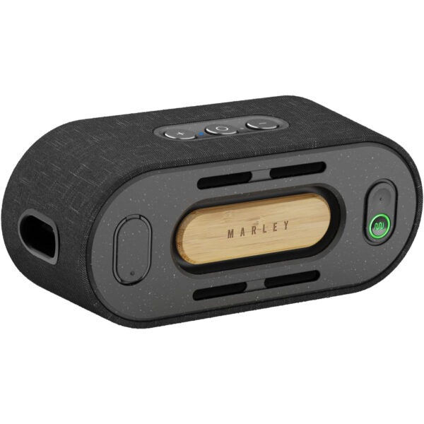 House of Marley Get Together 2 Mini: Portable Speaker with Wireless Bluetooth Connectivity, 15 Hours of Playtime and Sustainable Materials, Signature Black - Image 2