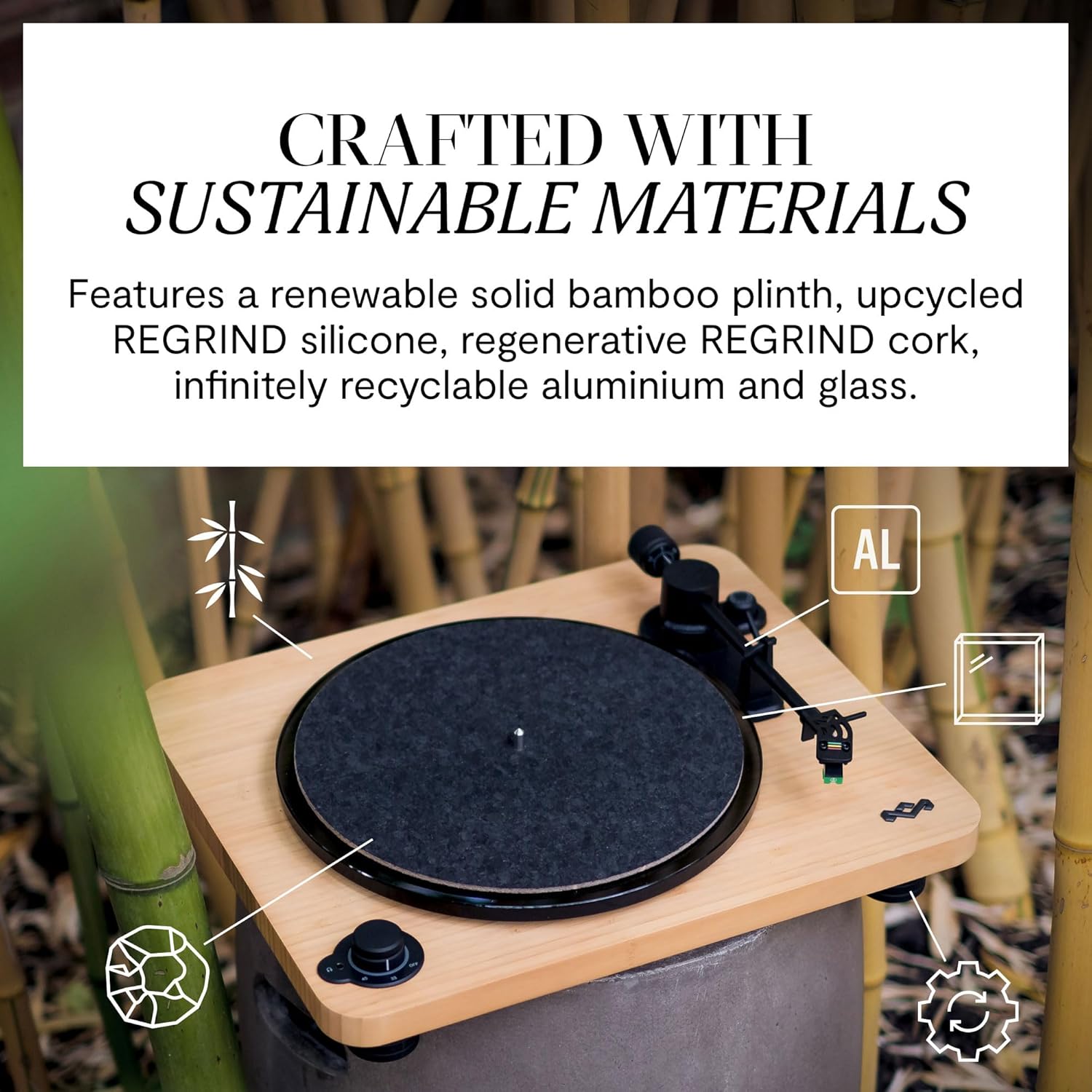 House of Marley Stir It Up Lux Wireless Turntable - Image 3