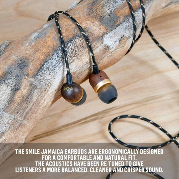House of Marley Smile Jamaica: Wired Earphones with Microphone - Image 6